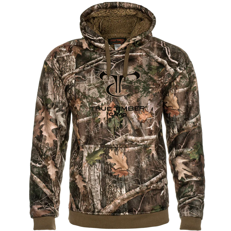 High Pile Fleece Hoodie with TrueTimber logo- Kanati